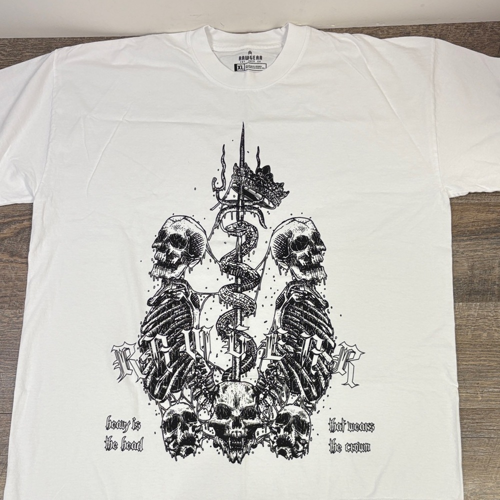 RAWGEAR “Heavy Is the Crown” Graphic Tee – Men’s XL – NWT